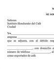 Solicitud de inscripción al IHCAFE